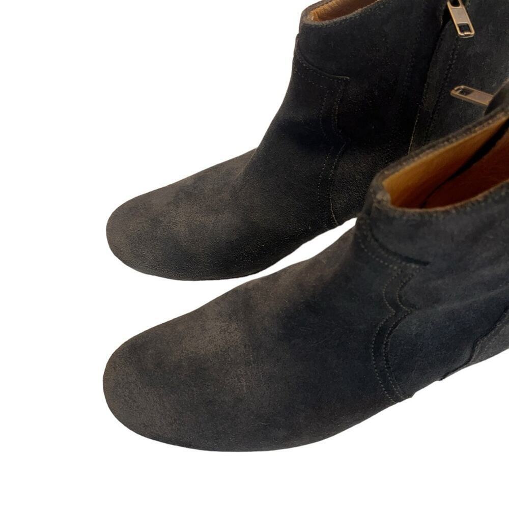 Isabel Marant Dark Brown Suede Booties 6.5 western cowgirl country - Picture 2 of 9